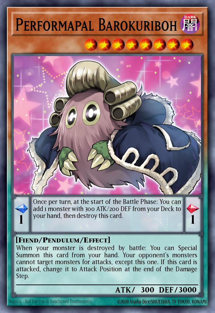 Performapal Barokuriboh Ultra Rare BLMR-EN030 Battles of Legend Monstrous Revenge Yugioh card