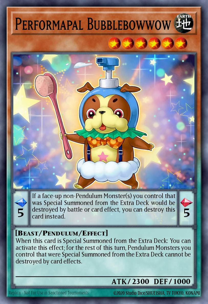 Performapal Bubblebowwow Common MP17-EN062 2017 Mega-Tin Mega Pack Yugioh card