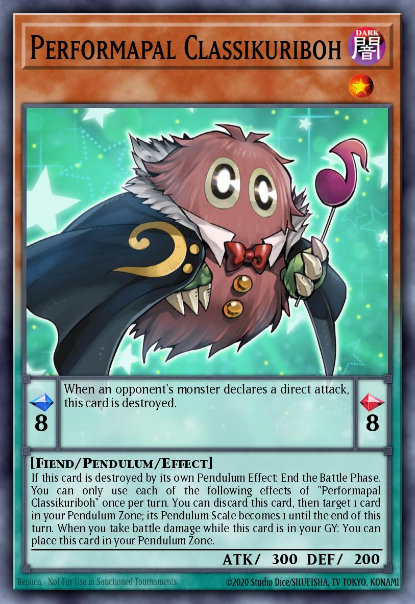 Performapal Classikuriboh Ultra Rare BLMR-EN031 Battles of Legend Monstrous Revenge Yugioh card