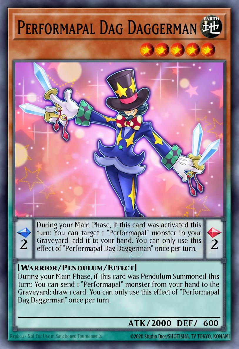 Performapal Dag Daggerman Ultra Rare RATE-EN003 Raging Tempest Yugioh card