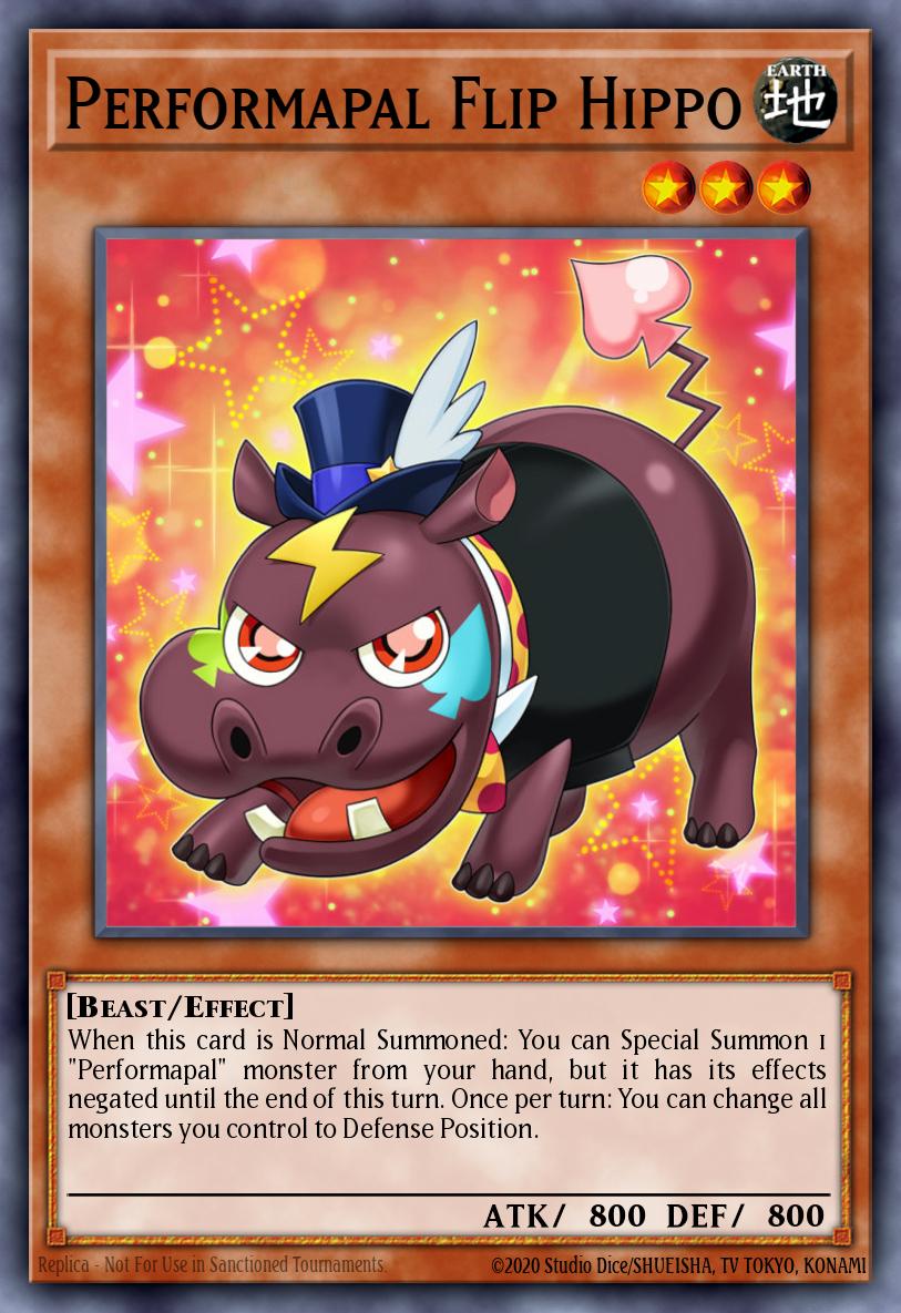 Performapal Flip Hippo Common MP17-EN128 2017 Mega-Tin Mega Pack Yugioh card