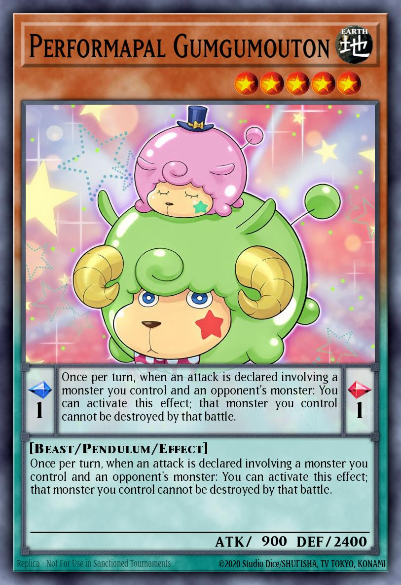 Performapal Gumgumouton Rare TDIL-EN005 The Dark Illusion Yugioh card