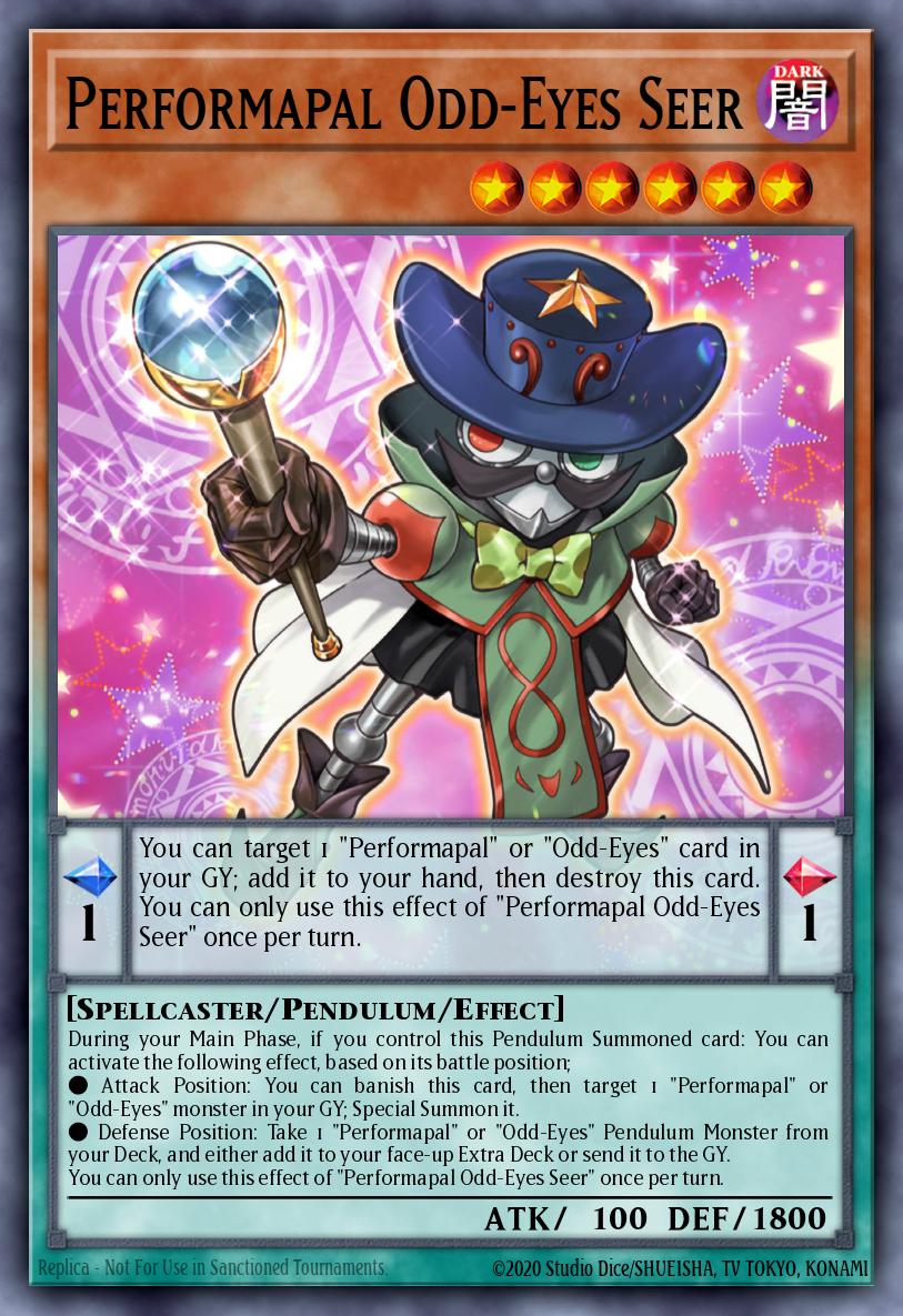 Performapal Odd-Eyes Seer Ultra Rare BLCR-EN031 Battles of Legend Crystal Revenge Yugioh card