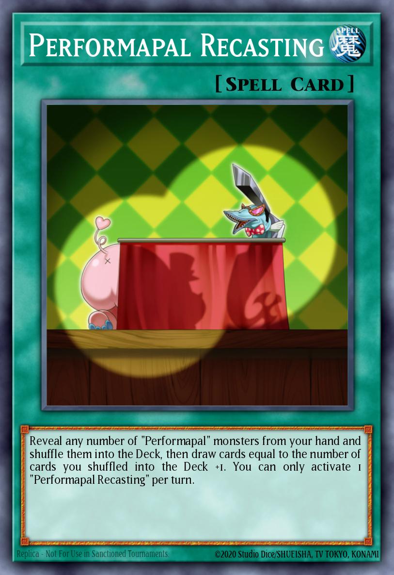 Performapal Recasting Common MP16-EN023 2016 Mega-Tin Mega Pack Yugioh card
