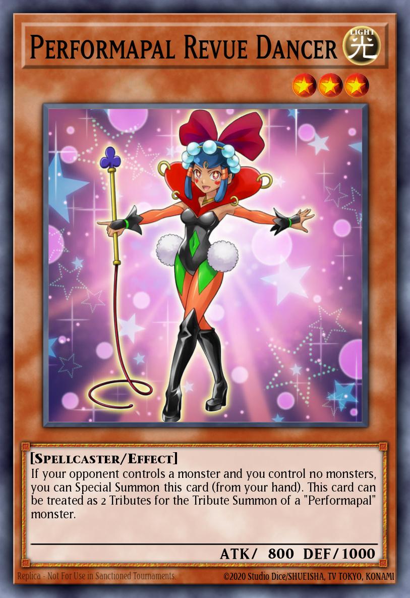 Performapal Revue Dancer Common MACR-EN003 Maximum Crisis Yugioh card