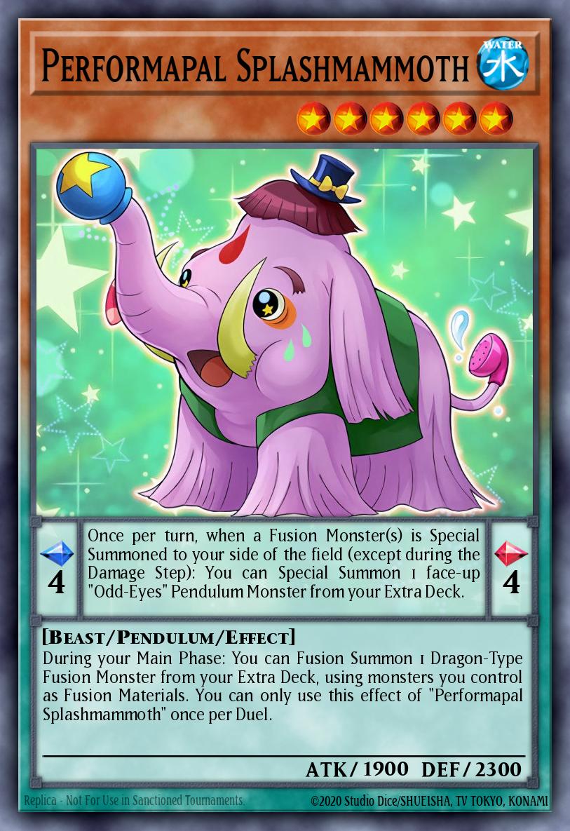 Performapal Splashmammoth Rare MP16-EN106 2016 Mega-Tin Mega Pack Yugioh card