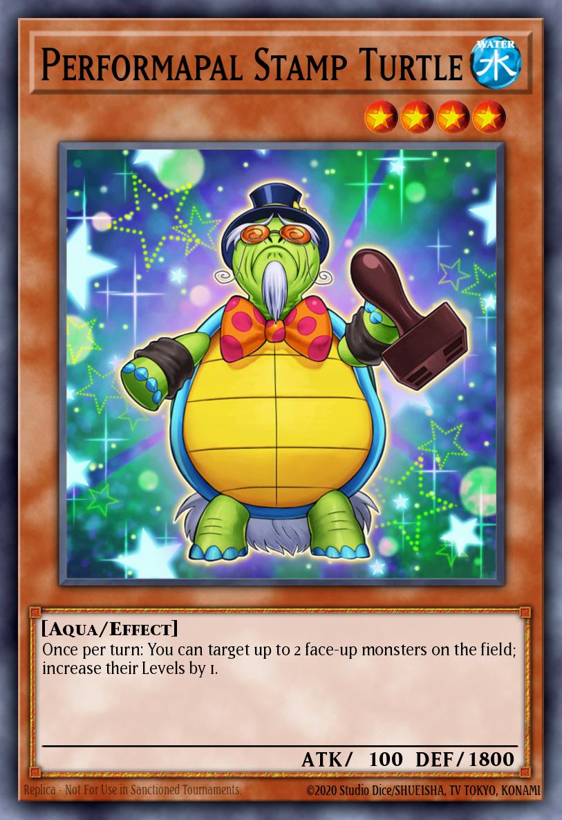 Performapal Stamp Turtle Common MP15-EN195 2015 Mega-Tin Mega Pack Yugioh card