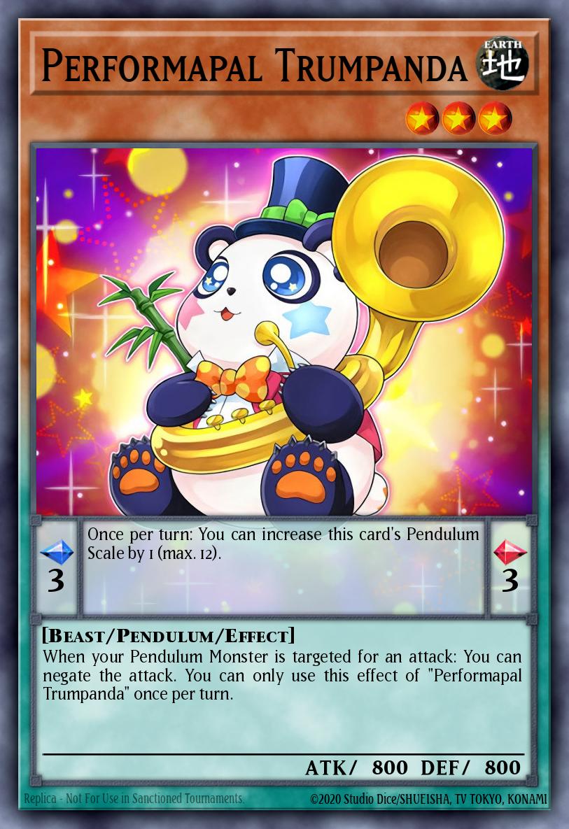 Performapal Trumpanda Common COTD-EN095 Code of the Duelist Yugioh card