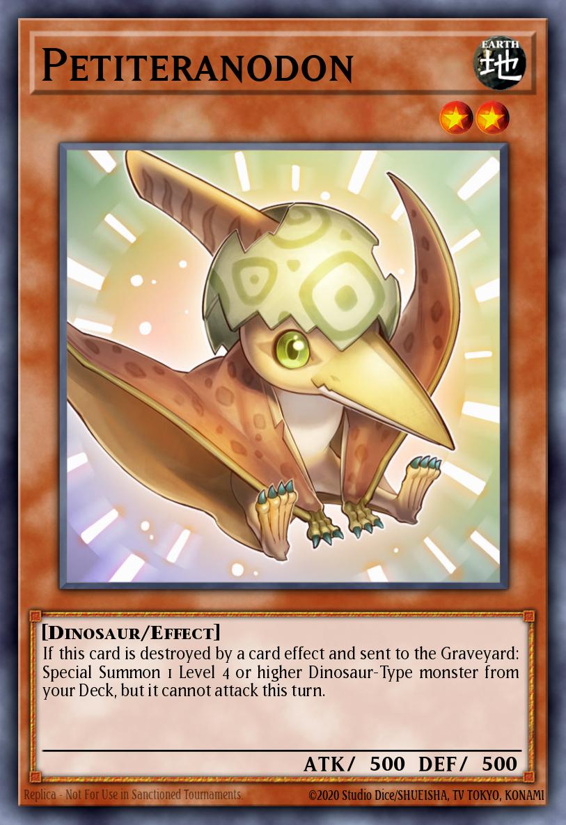 Petiteranodon Ultra Rare SR04-EN000 Dinosmashers Fury Structure Deck Yugioh card