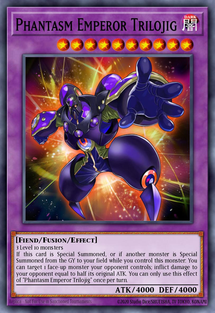 Phantasm Emperor Trilojig Ultra Rare DUOV-EN039 Duel Overload Yugioh card