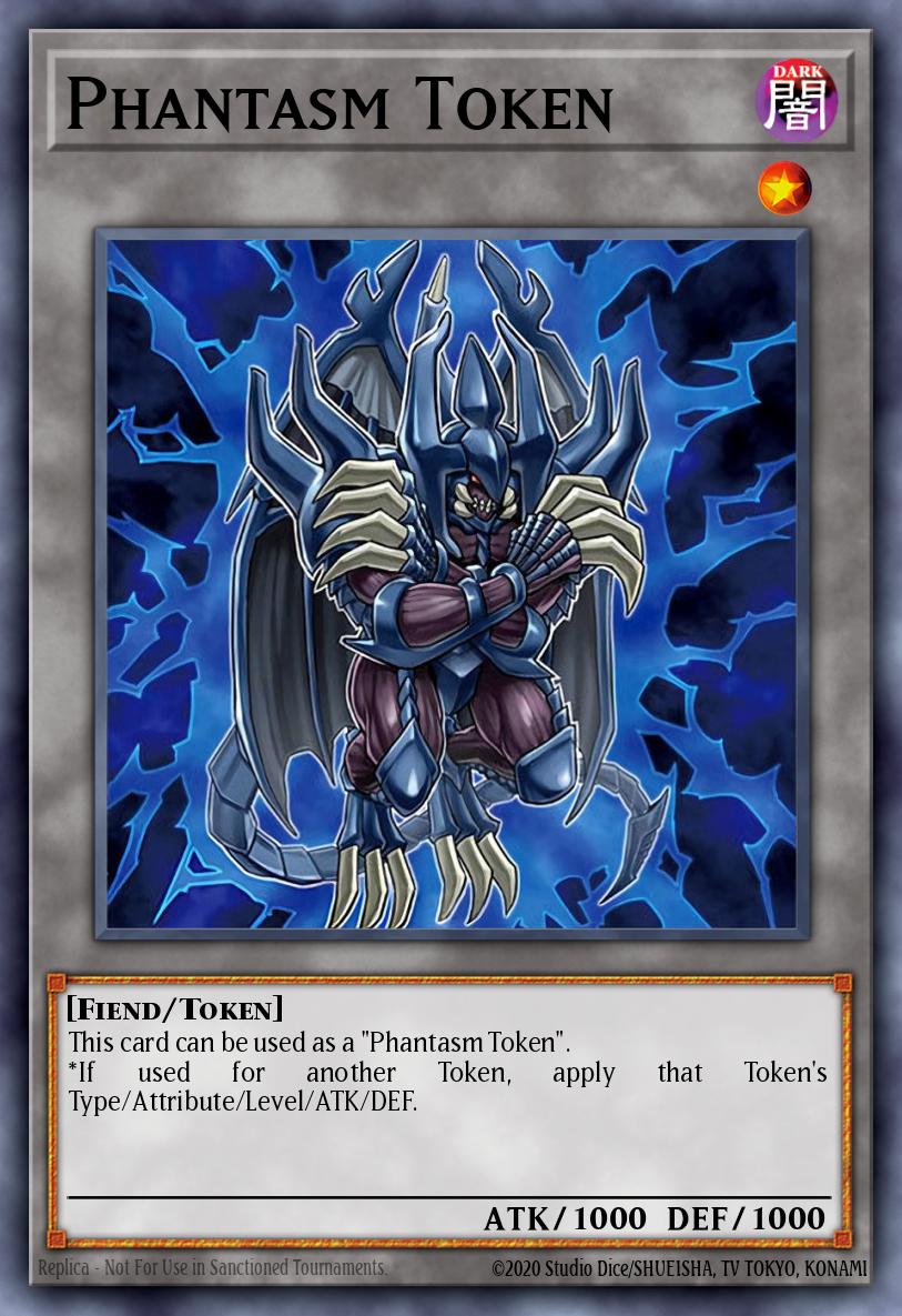 Phantasm Token Common SDSA-EN048 Structure Deck Sacred Beasts Yugioh card