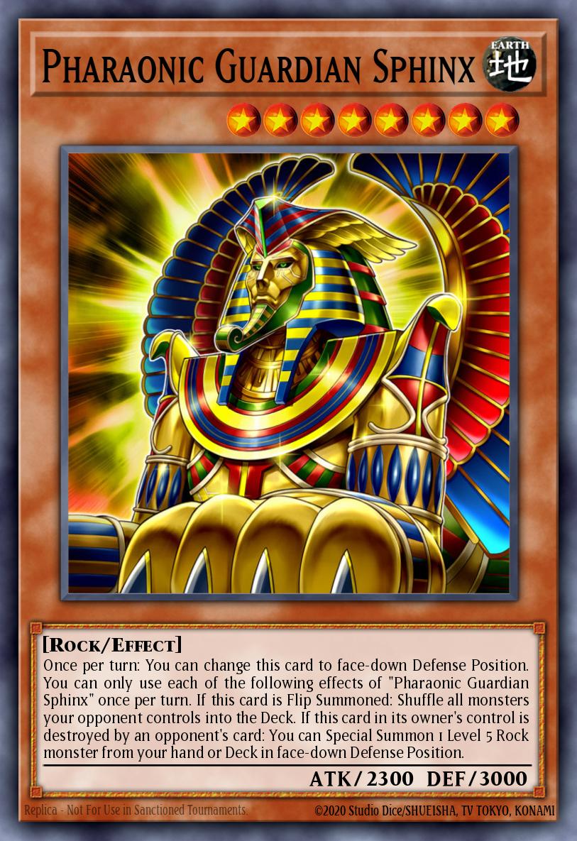 Pharaonic Guardian Sphinx Ultra Rare MP22-EN070 2022 Tin of the Pharaohs Gods Yugioh card