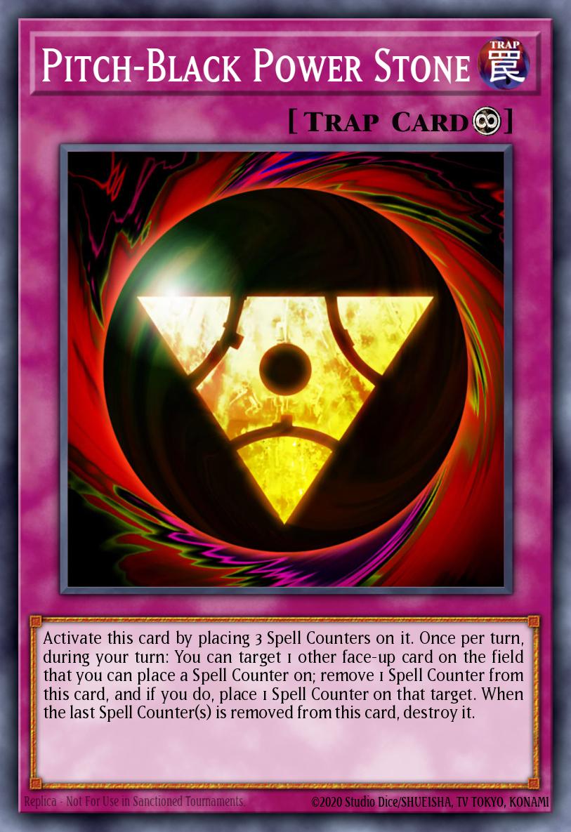 Pitch-Black Power Stone Common DR1-EN150 Dark Revelation Volume 1 Yugioh card