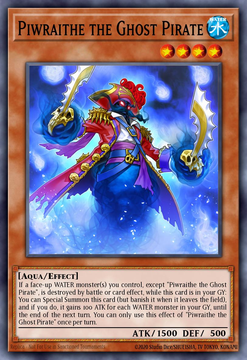 Piwraithe the Ghost Pirate Common ETCO-EN000 Eternity Code Yugioh card