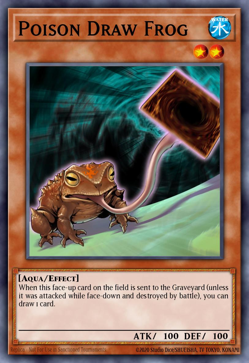 Poison Draw Frog Common CRV-EN028 Cybernetic Revolution Yugioh card