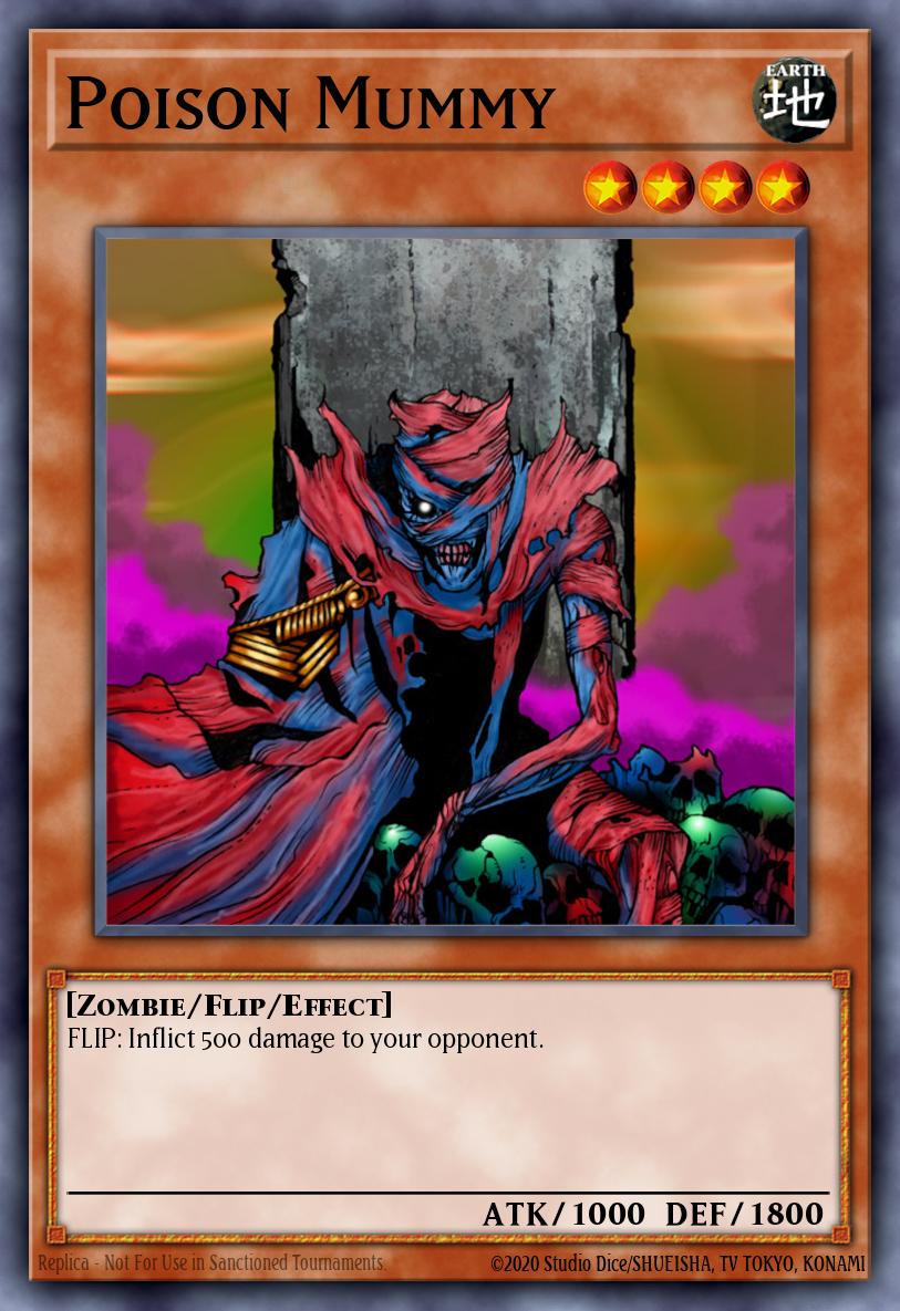 Poison Mummy Common PGD-016 Pharaonic Guardian Yugioh card