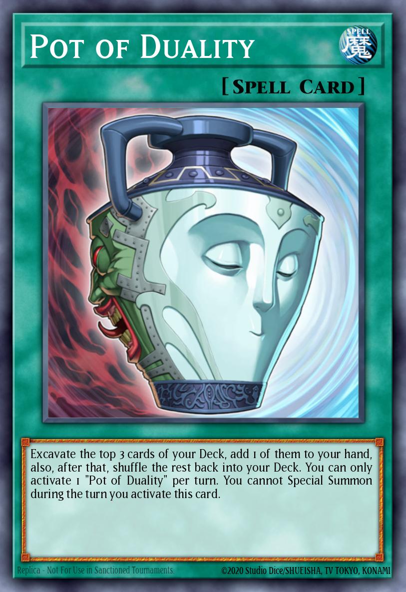 Pot of Duality Collector's Rare RA02-EN057 25th Anniversary Rarity Collection II Yugioh card