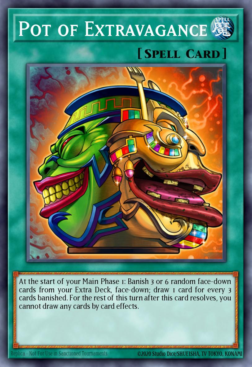 Pot of Extravagance 3 L26D-ENM12 Legendary Modern Decks 2026 Yugioh card