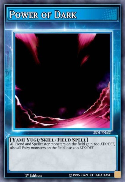 Power of Dark Common SS01-ENAS1 Speed Duel Starter Decks Destiny Masters Yugioh card