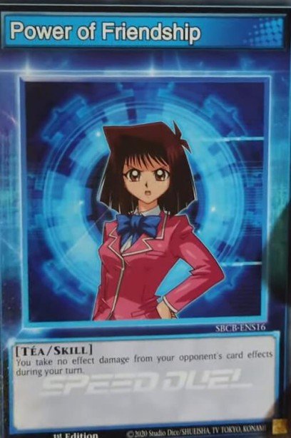 Power of Friendship Common SBCB-ENS16 Speed Duel Battle City Box Yugioh card