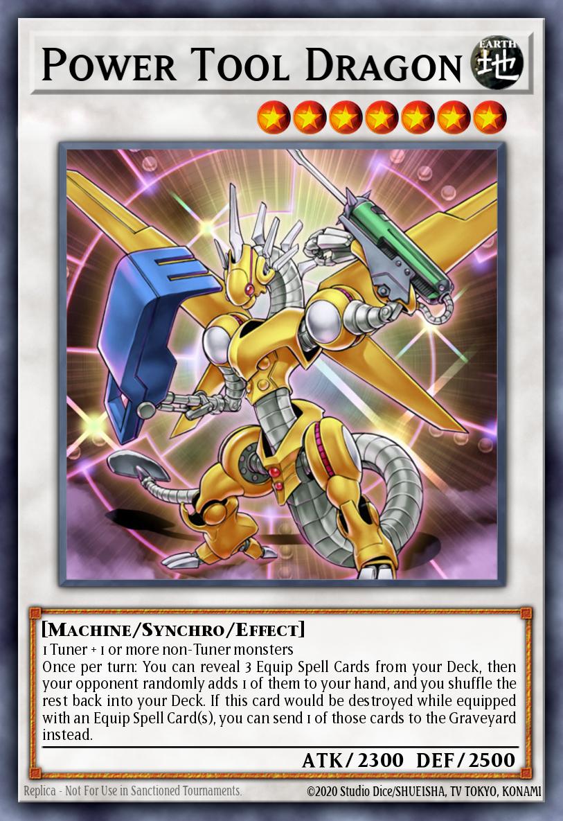 Power Tool Dragon Secret Rare CT06-EN001 Collectible Tins 2009 Wave 1 Yugioh card