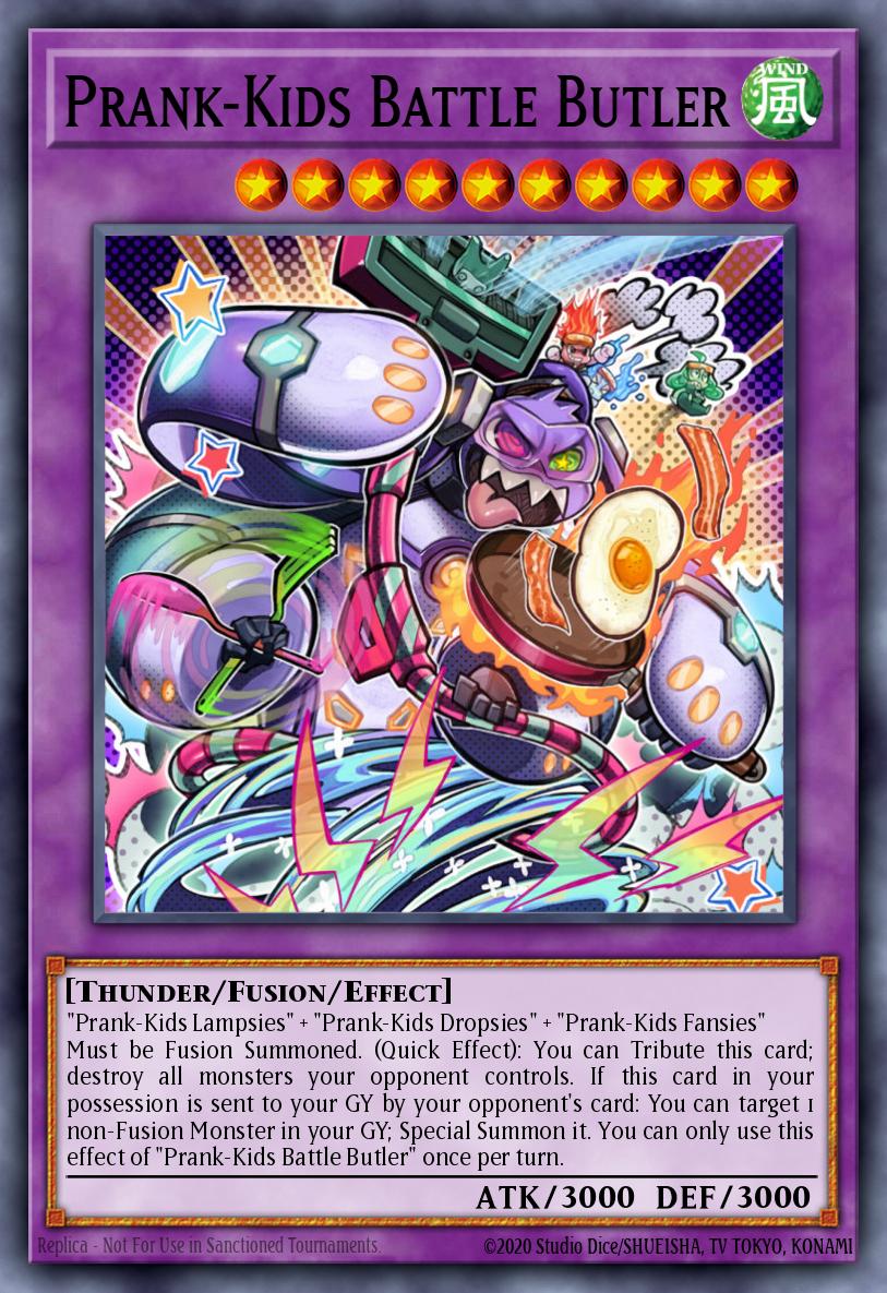 Prank-Kids Battle Butler Secret Rare HISU-EN019 Hidden Summoners Yugioh card