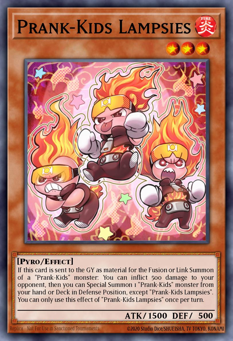 Prank-Kids Lampsies Super Rare HISU-EN015 Hidden Summoners Yugioh card