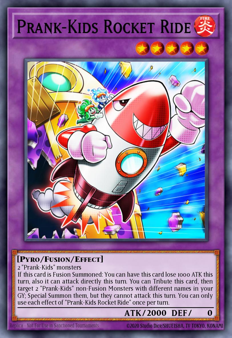Prank-Kids Rocket Ride Super Rare HISU-EN017 Hidden Summoners Yugioh card