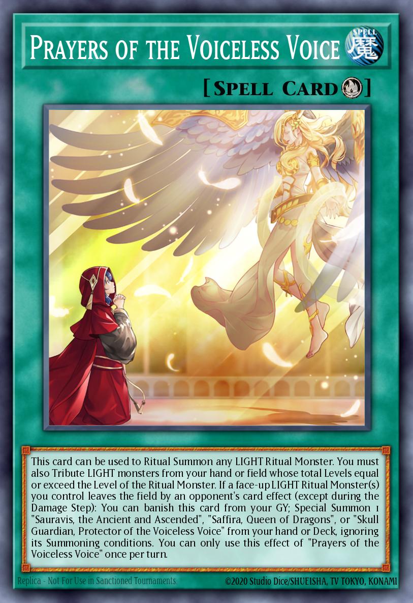 Prayers of the Voiceless Voice Ultra Rare MP25-EN169 2025 Mega-Pack Tin Yugioh card