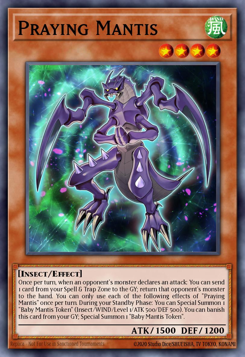 Praying Mantis Ultra Rare BLMR-EN033 Battles of Legend Monstrous Revenge Yugioh card