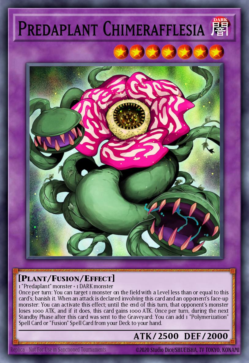 Predaplant Chimerafflesia Secret Rare FUEN-EN009 Fusion Enforcers Yugioh card