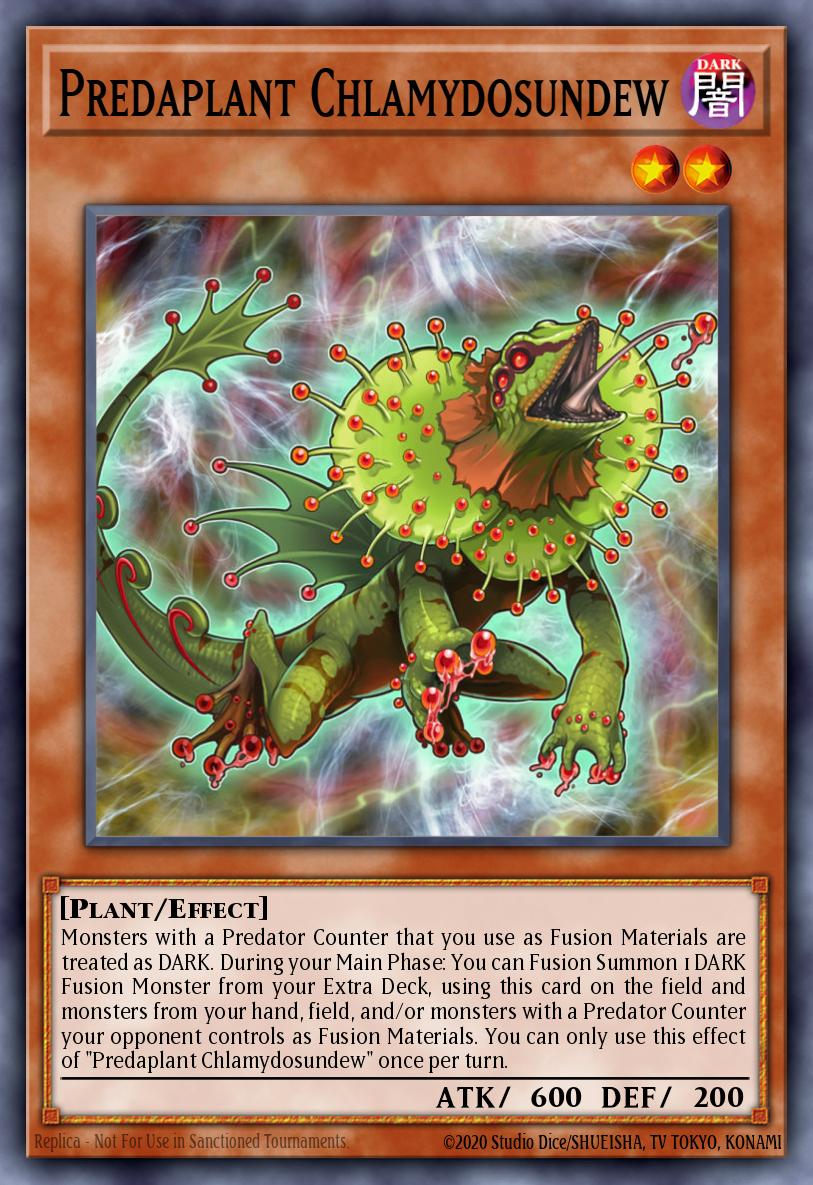 Predaplant Chlamydosundew Secret Rare FUEN-EN005 Fusion Enforcers Yugioh card