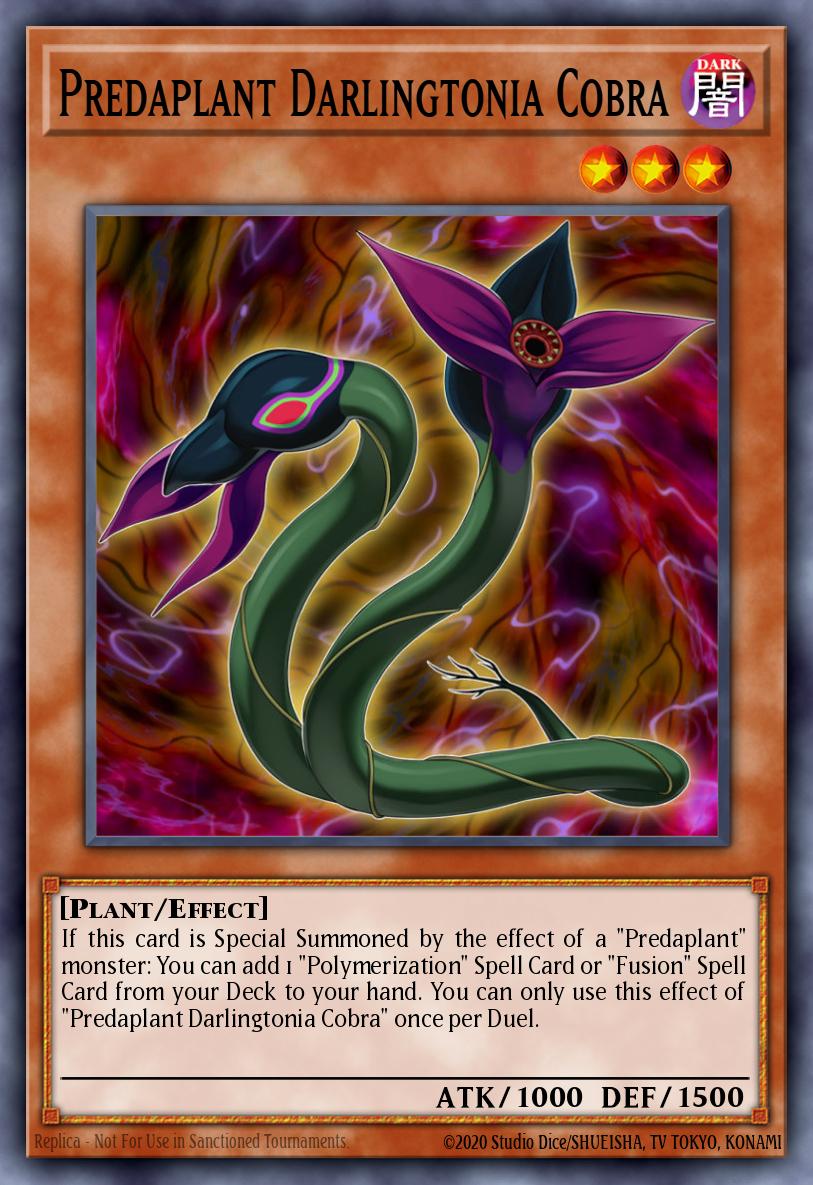 Predaplant Darlingtonia Cobra Common MACR-EN010 Maximum Crisis Yugioh card