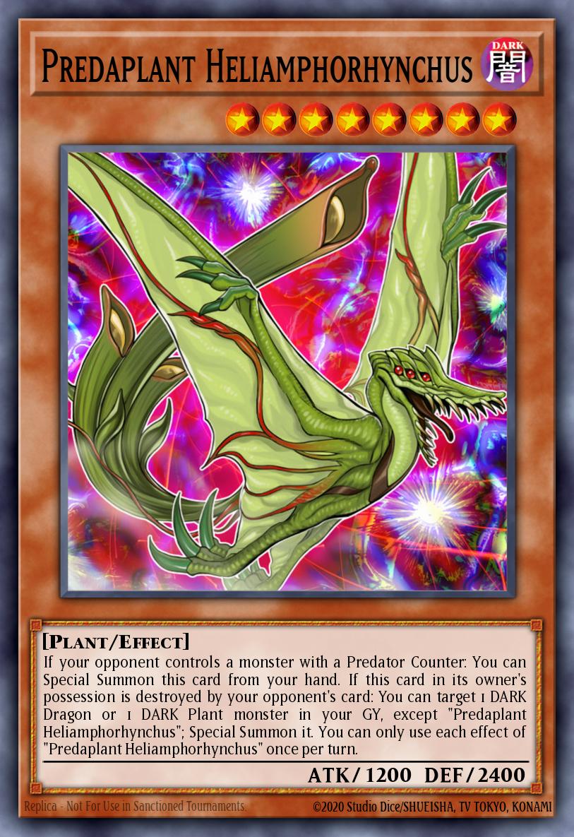 Predaplant Heliamphorhynchus Super Rare LED5-EN046 Legendary Duelists Immortal Destiny Yugioh card