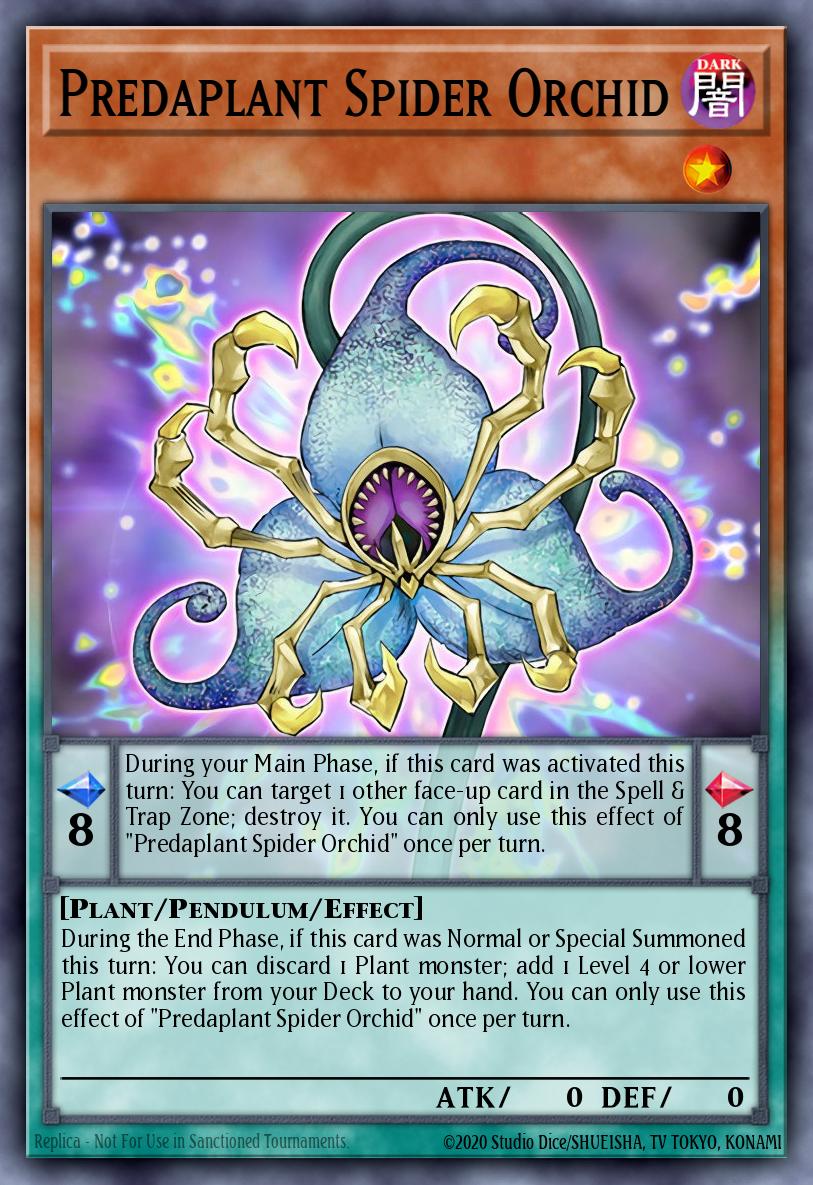Predaplant Spider Orchid Ultra Rare DUPO-EN035 Duel Power Yugioh card