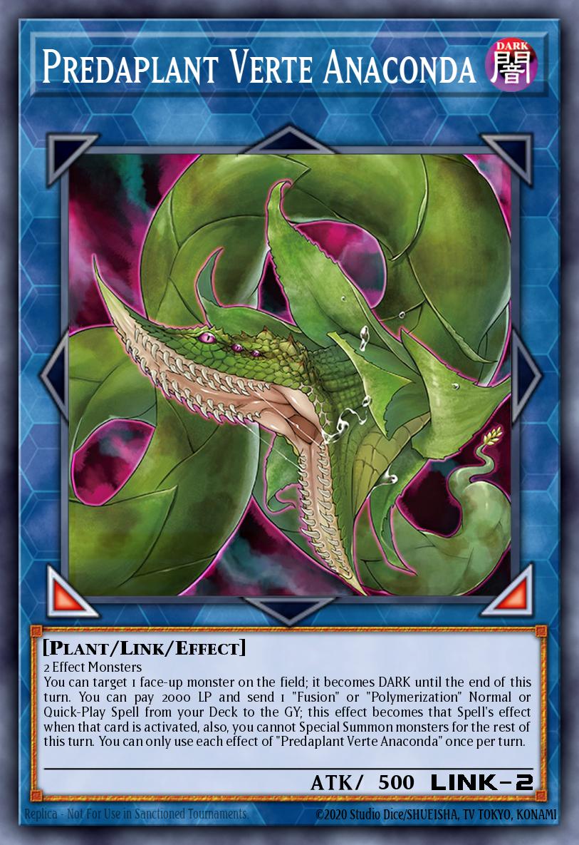 Predaplant Verte Anaconda Ultra Rare DUOV-EN021 Duel Overload Yugioh card
