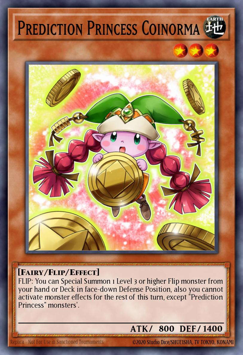 Prediction Princess Coinorma Super Rare DRL2-EN030 Dragons of Legend 2 Yugioh card