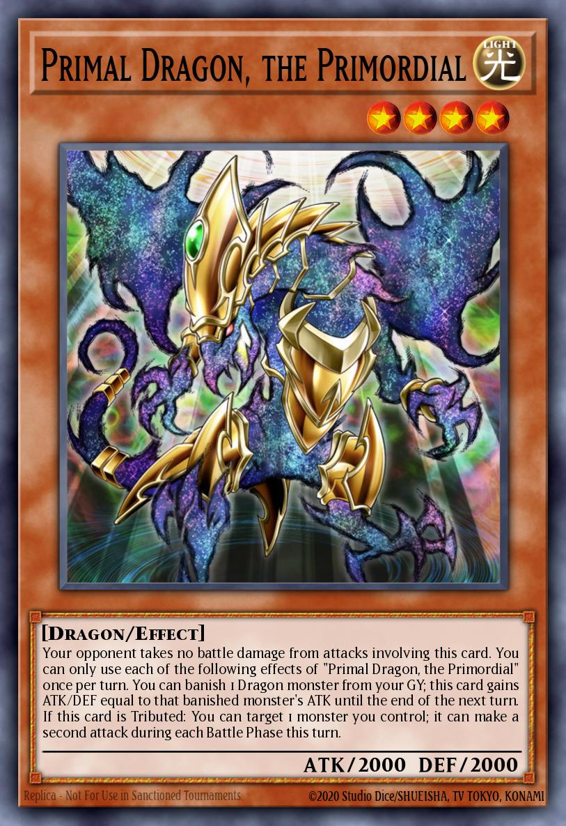 Primal Dragon the Primordial Ultra Rare GFP2-EN036 Ghosts From the Past The 2nd Haunting Yugioh card