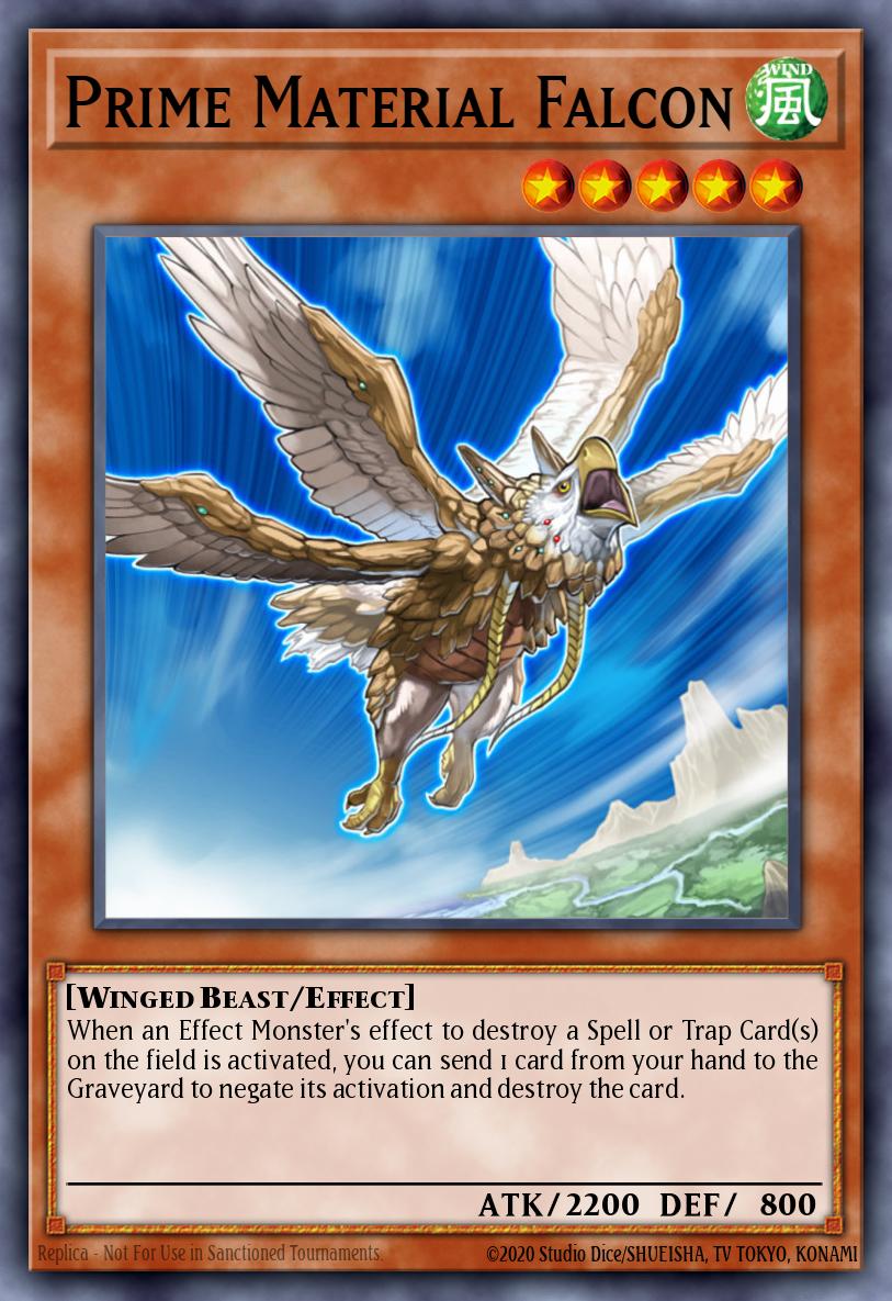 Prime Material Falcon Secret Rare CRMS-EN082 Crimson Crisis Yugioh card