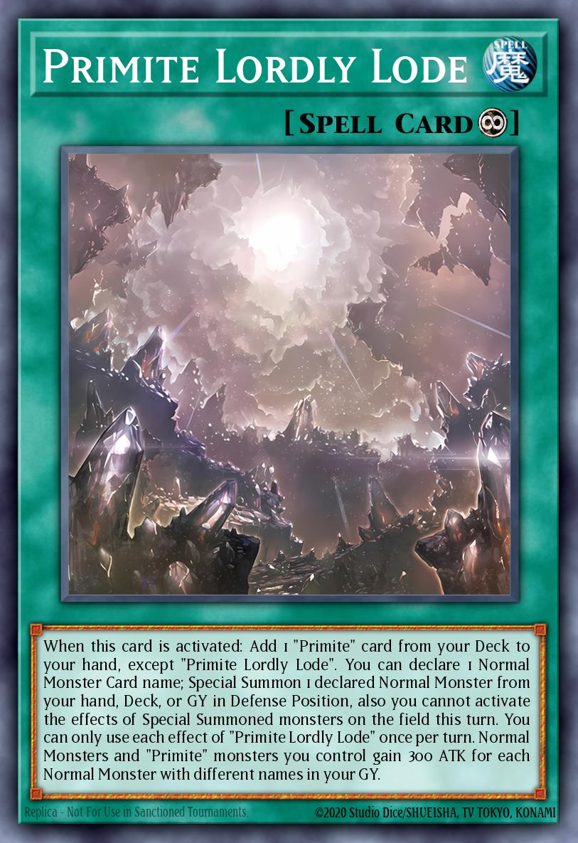 Primite Lordly Lode Prismatic Secret Rare MP25-EN114 2025 Mega-Pack Tin Yugioh card