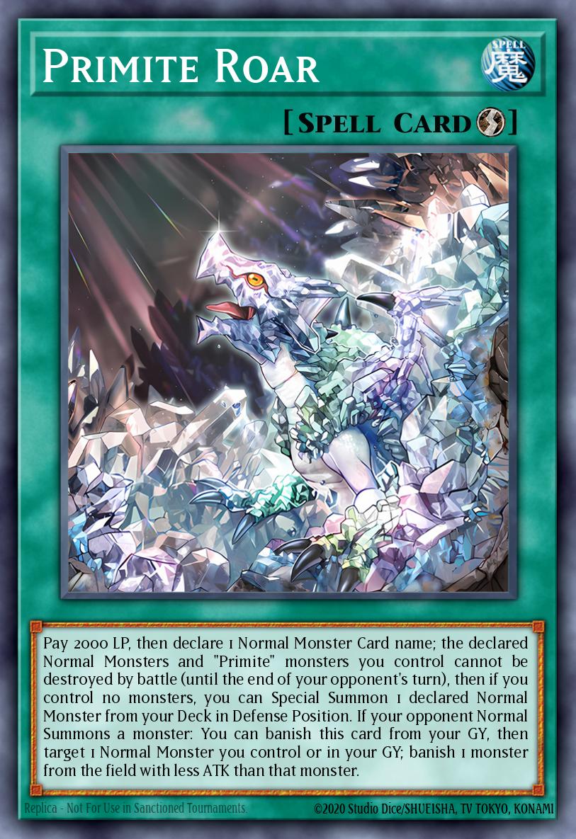 Primite Roar Ultra Rare MP25-EN252 2025 Mega-Pack Tin Yugioh card