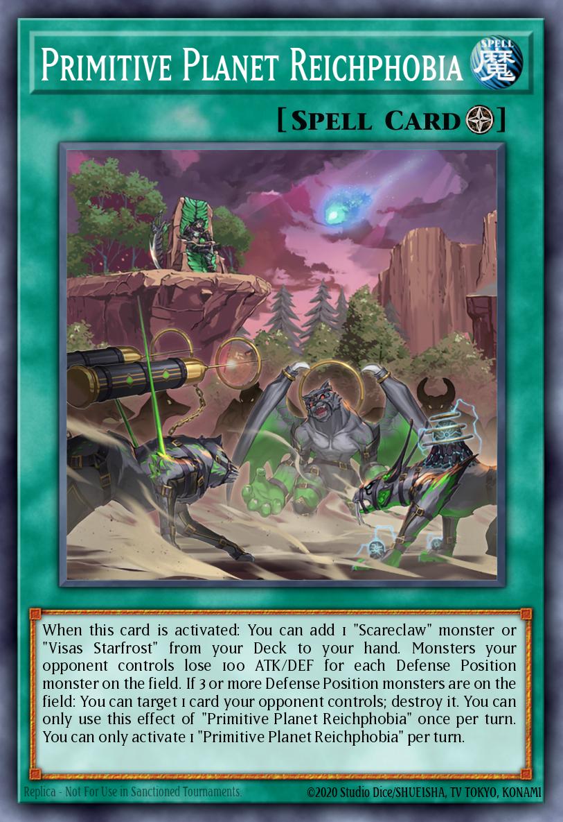 Primitive Planet Reichphobia Collector's Rare RA02-EN067 25th Anniversary Rarity Collection II Yugioh card