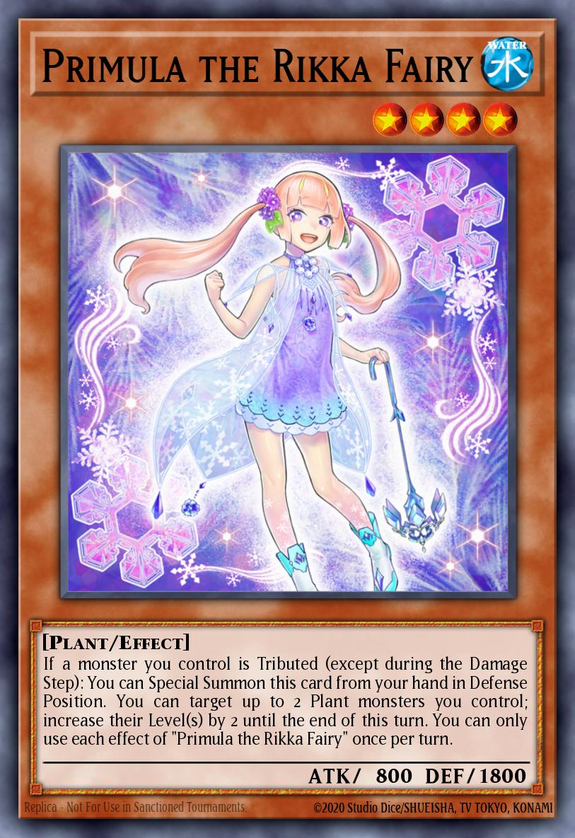 Primula the Rikka Fairy Secret Rare SESL-EN015 Secret Slayers Yugioh card