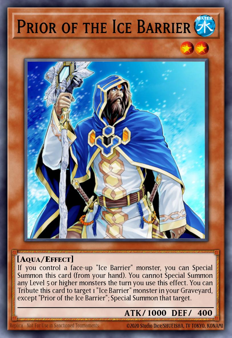 Prior of the Ice Barrier Common PHSW-EN030 Photon Shockwave Yugioh card