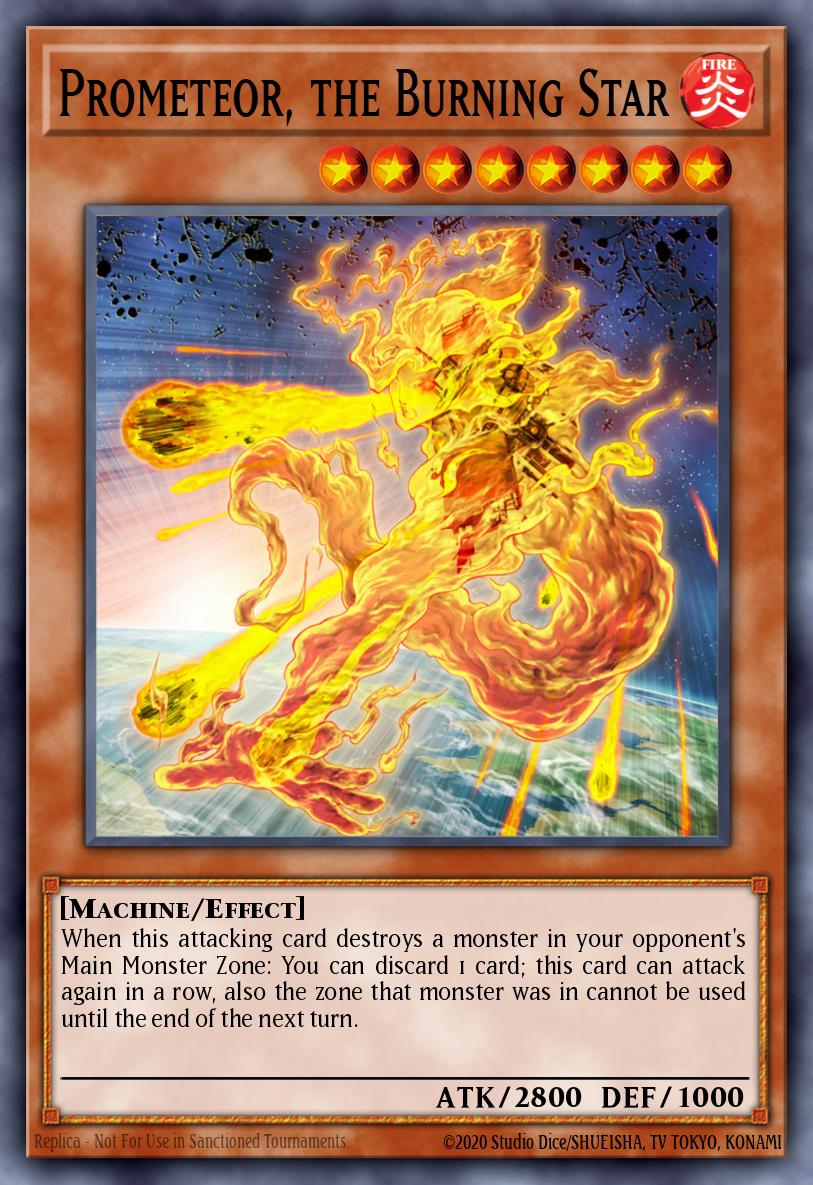 Prometeor the Burning Star Common CHIM-EN025 Chaos Impact Yugioh card