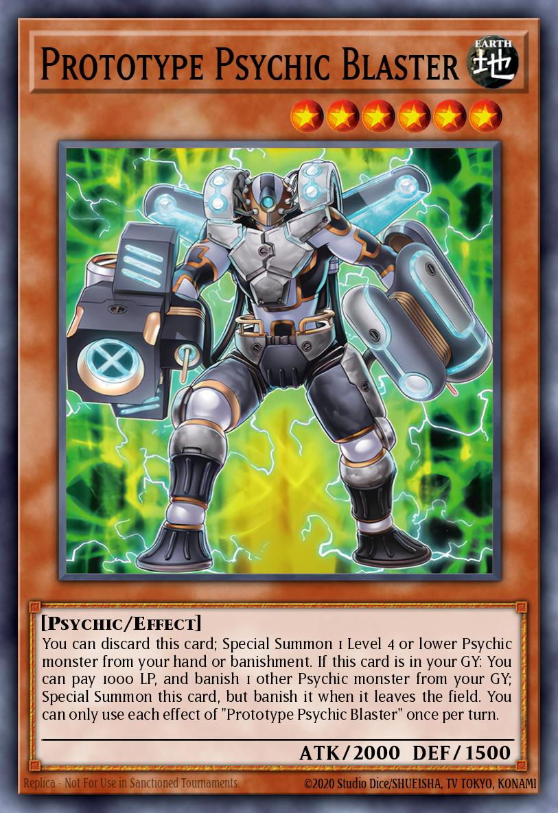Prototype Psychic Blaster Common DUAD-EN016 Duelists Advance Yugioh card