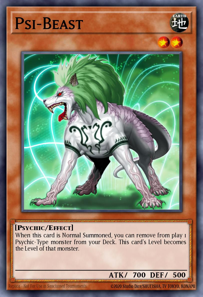 Psi-Beast Rare EXVC-EN085 Extreme Victory Yugioh card
