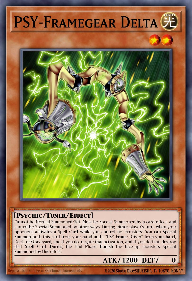 PSY-Framegear Delta Rare HSRD-EN032 High-Speed Riders Yugioh card