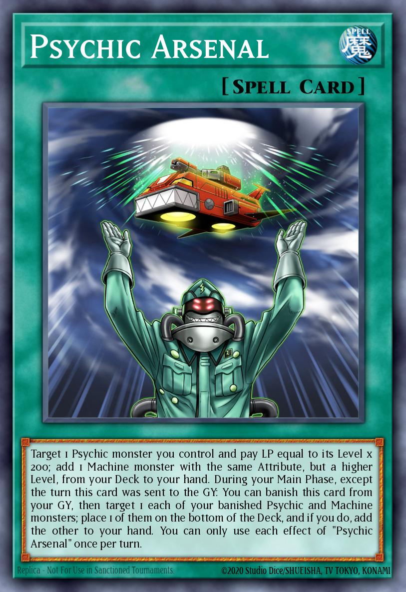 Psychic Arsenal Common MP25-EN327 2025 Mega-Pack Tin Yugioh card