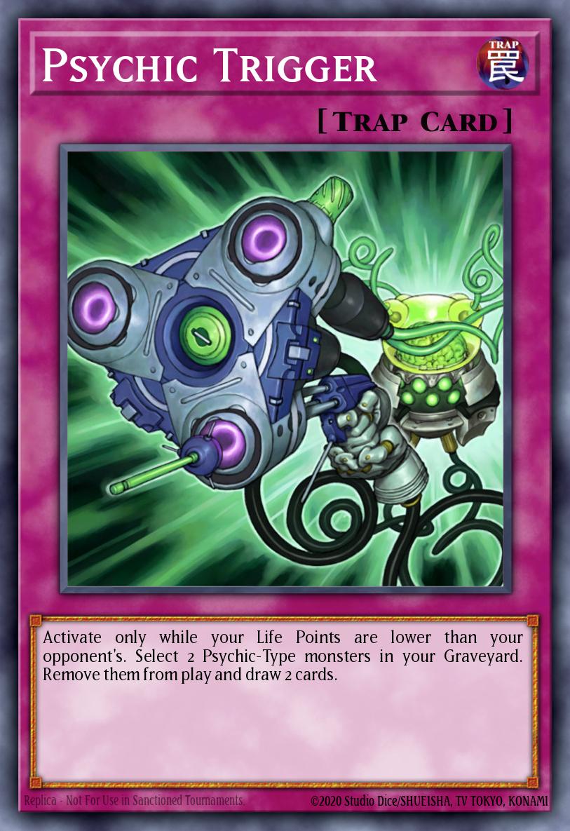 Psychic Trigger Super Rare CSOC-EN073 Crossroads of Chaos Yugioh card